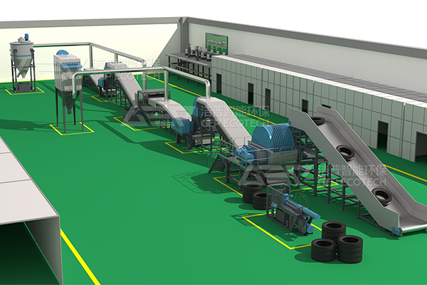 廢舊輪胎再生利用流程，廢舊輪胎資源化再生利用項(xiàng)目介紹