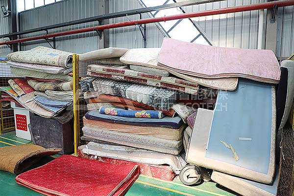 大件垃圾資源化處理工藝系統(tǒng)，解決沙發(fā)/床墊處置利用難題