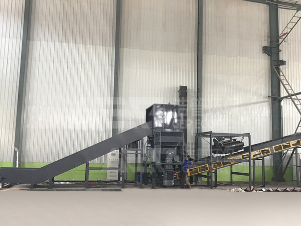 大件垃圾破碎系統設備順利通過調試驗收