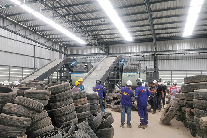 廢舊輪胎破碎裂解處置生產線項目