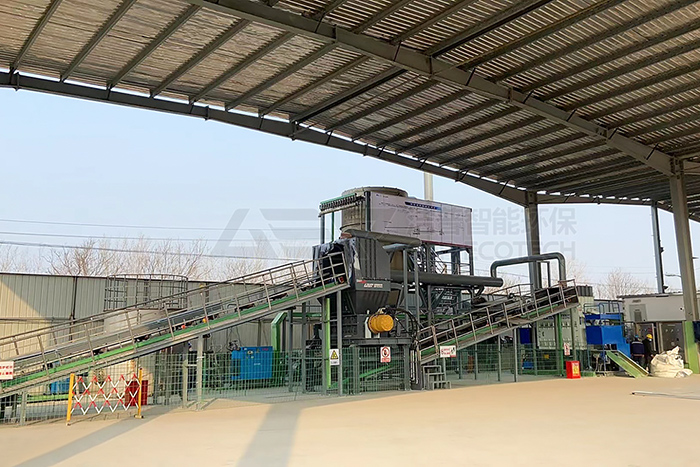 山東工業垃圾(玻璃鋼,硬質塑料)破碎處置生產線項目