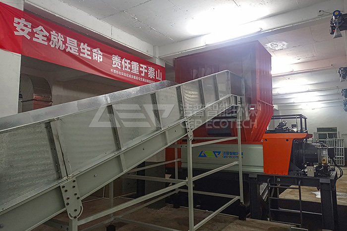 福建大件垃圾(家具,床墊)撕碎處置生產線項目