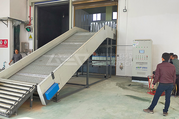 福建垃圾中轉(zhuǎn)站協(xié)同處置大件垃圾(家具,沙發(fā))破碎設(shè)備項目