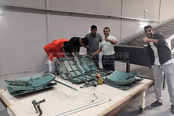 中東戰斗機金屬易損件破碎處置項目