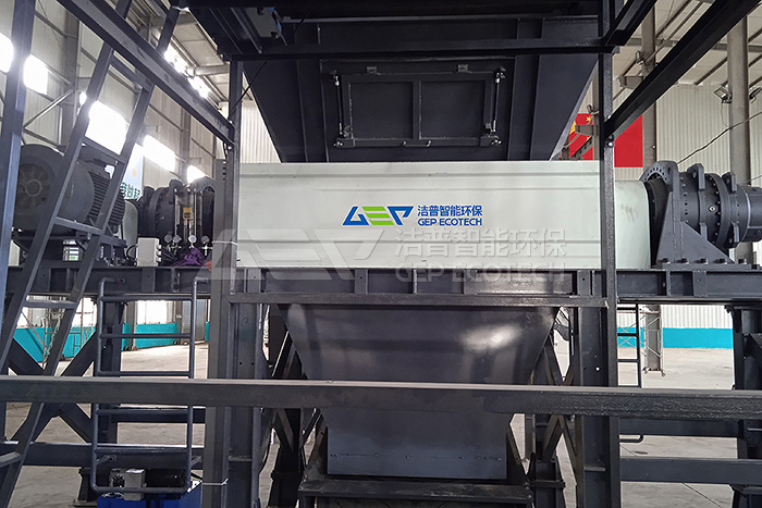 江西大件垃圾(床墊,家具)分揀破碎處置設備項目