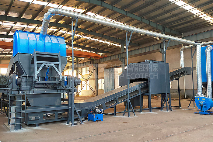 江蘇大件垃圾(家具,床墊,沙發)處置中心生產線項目