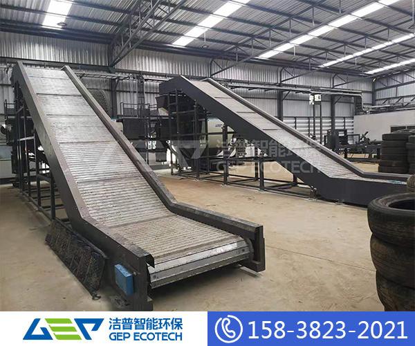 廢舊輪胎回收處理生產線，廢舊輪胎破碎回收工藝流程介紹