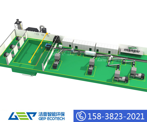 餐廚垃圾處理工藝流程圖,餐廚垃圾破碎分選處理生產(chǎn)線