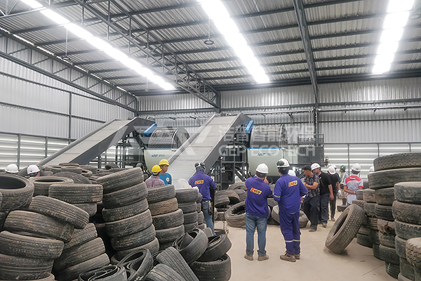 橡膠輪胎堆積嚴(yán)重，黑色垃圾如何處理？