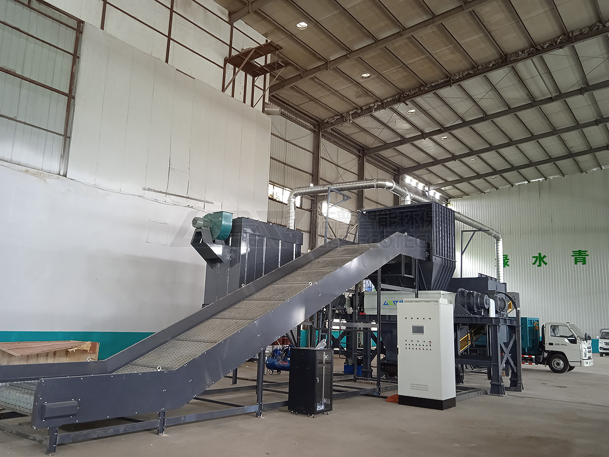 大件垃圾破碎處理線