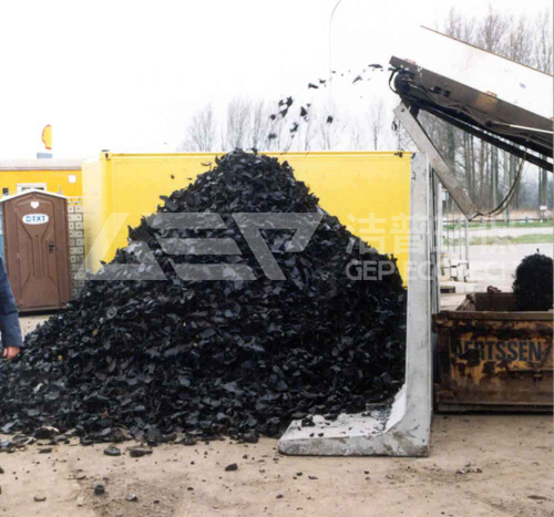 橡膠輪胎撕碎項目處理案例