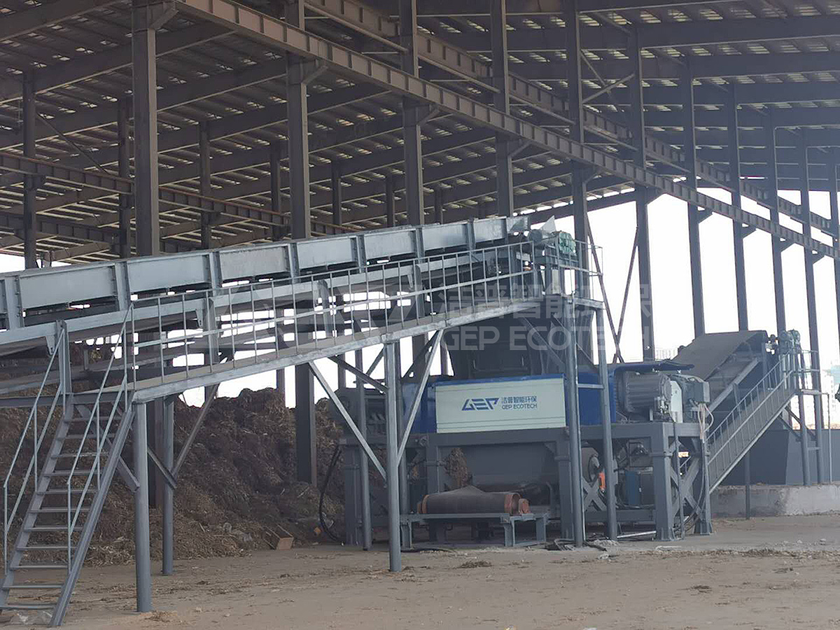 生物質秸稈撕碎機現場