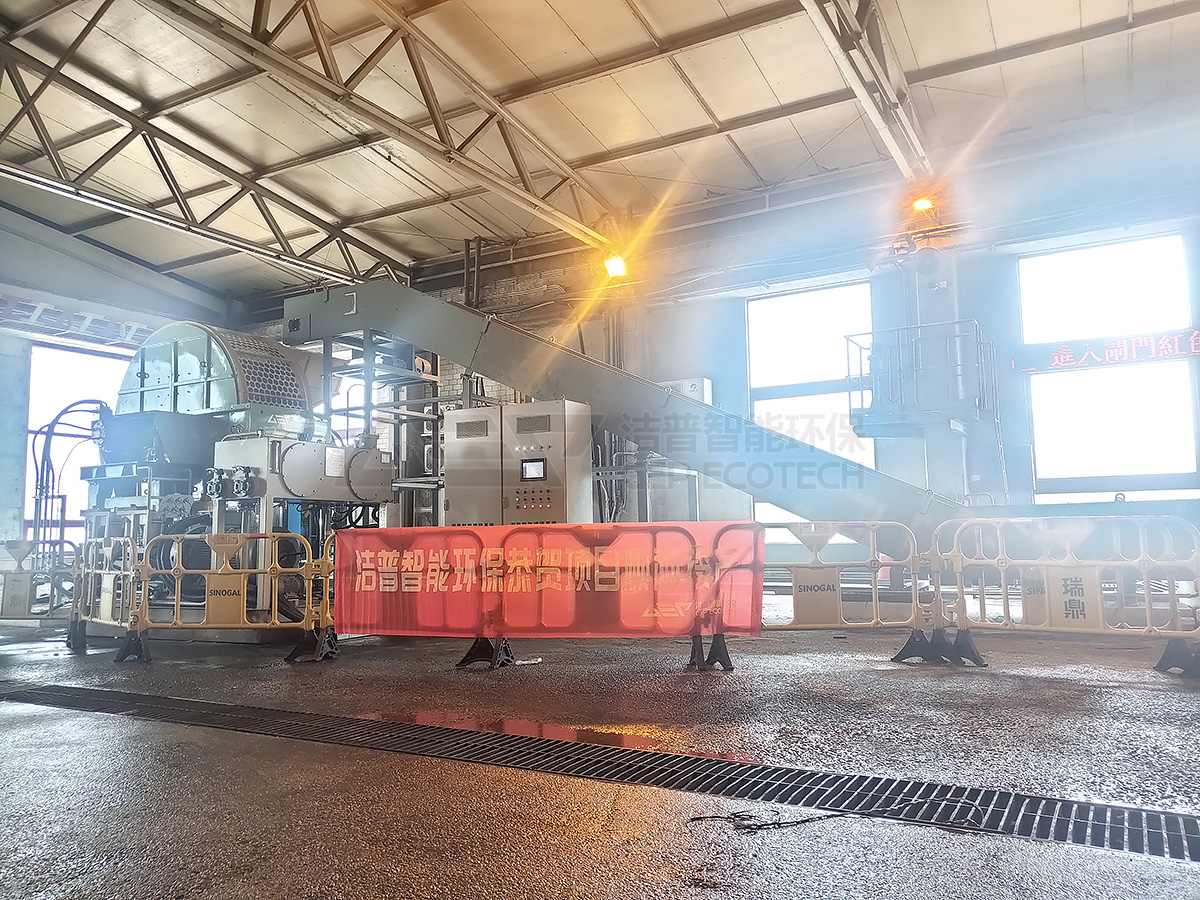 廢舊輪胎膠粉生產線