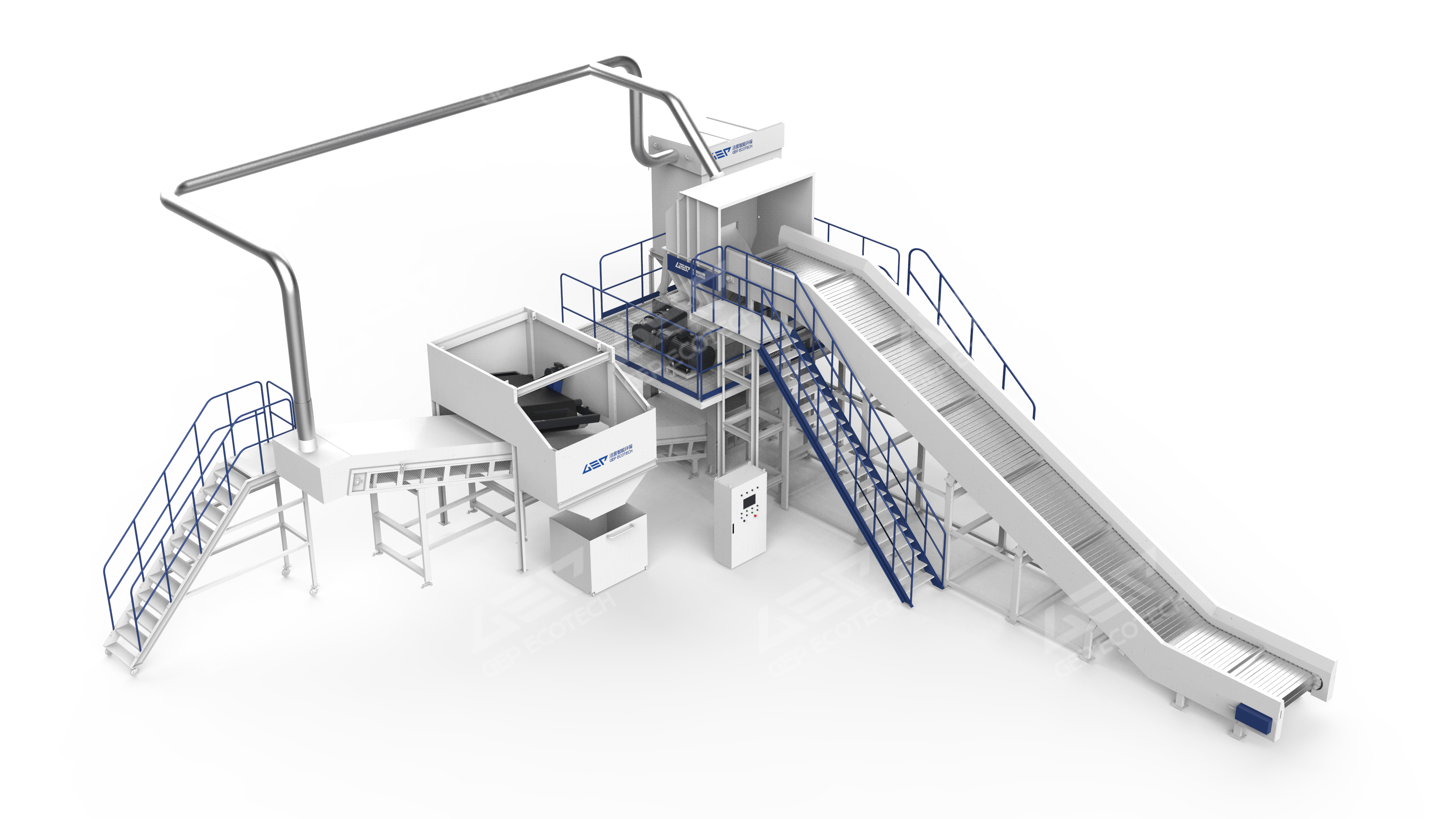 廢舊電器預(yù)破碎流程
