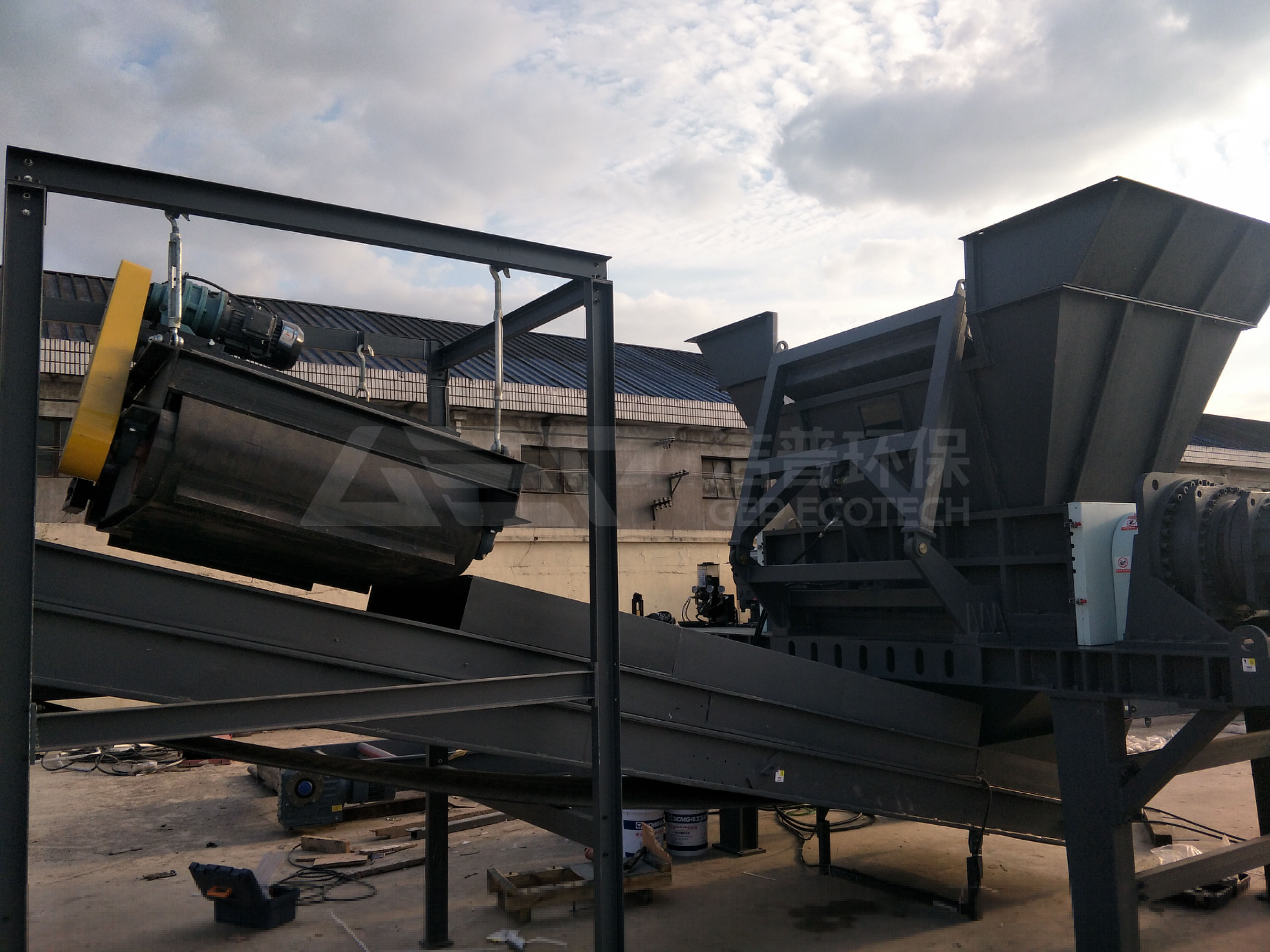 生活垃圾處理現場